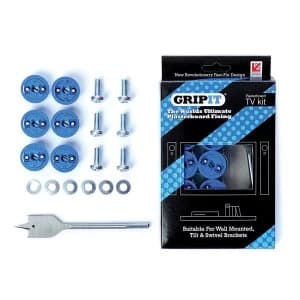 Grip It GripIt 25mm Flat Screen TV Fixing Kit for Plasterboard Walls