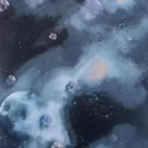 Arthouse Out Of This World Wallpaper - Navy