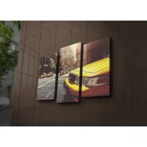 3PAT?ACT-22 Multicolor Decorative LED Lighted Canvas Painting (3 Pieces)