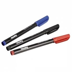 Hama CD/DVD Markers Set of 3 Black/Red/Blue