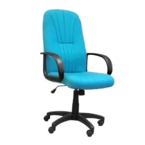 Nautilus Pluto High Back Executive Chair, Aqua