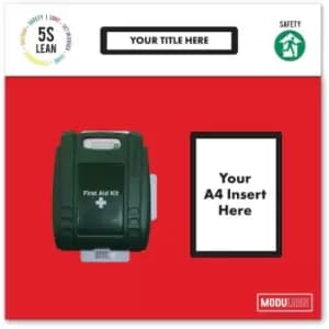 Shadow Board for First Aid Red