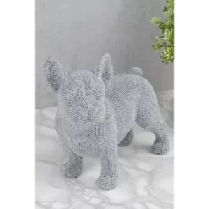 Diamante French Bulldog Standing Ornament