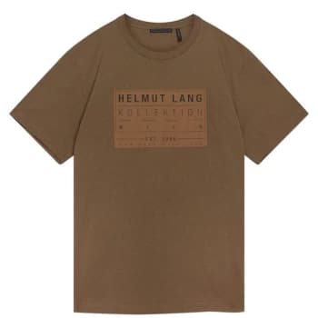 Helmut Lang Patch Crew T-Shirt - DARK RESIN Y9P