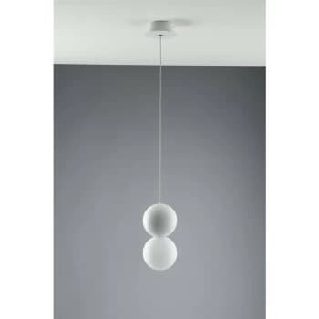 Fan Europe Lighting - Fan Europe Kiss - Plaster Globe Ceiling Pendant Light White, G9