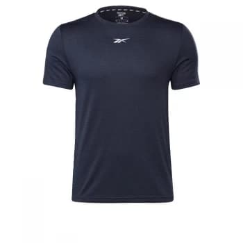 Reebok Workout Ready M lange T-Shirt Mens - Vector Navy