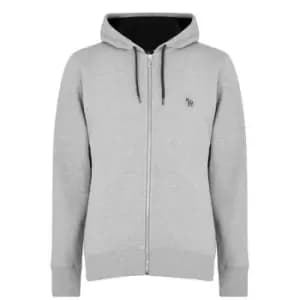 Paul Smith Regular Zip Zebra Hoodie - Grey