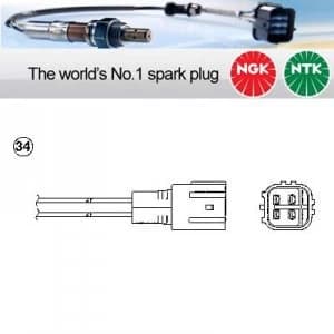 NGK NTK Oxygen O2 Lambda Sensor OZA669-EE12 OZA669EE12 (7973)