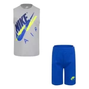 Nike Nsw Amus Tanktop and Shorts Set Infant Boys - Blue