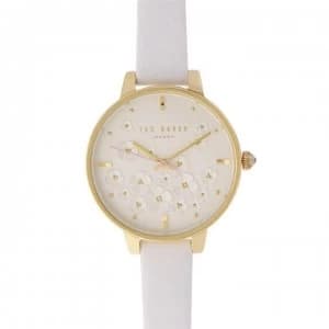 Ted Baker 4D Flower Watch - White/Gold