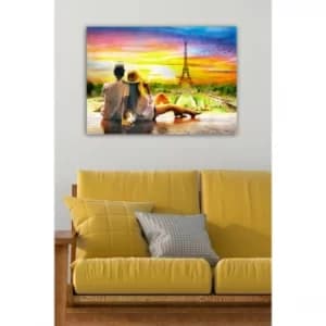 1225076371-5070 Multicolor Decorative Canvas Painting