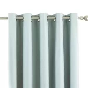 Riva Home Eclipse Blackout Eyelet Curtains (46 x 54" (117 x 137cm)) (Duck Egg)