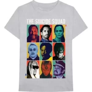 The Suicide Squad - 9 Squares Unisex XX-Large T-Shirt - Grey