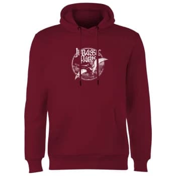Jurassic Park Flying Threat Hoodie - Burgundy - XL