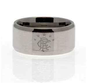 Stainless Steel Rangers Ring - Size R