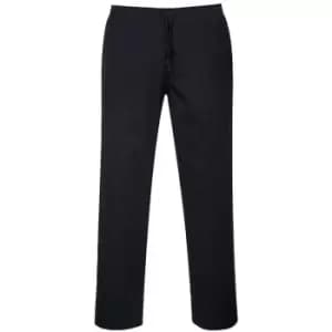 Portwest - C070BKSM - sz Drawstring Trousers - Black