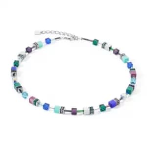GeoCUBE Iconic Turquoise Lilac Necklace 2838/10-0608