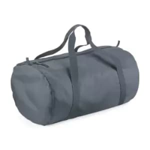 BagBase Packaway Barrel Bag (One Size) (Graphite/Graphite)