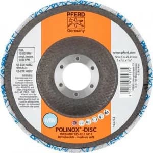 PFERD 44690723 POLINOX-compact grinding disc DISC PNER-MW 125-22.2 SiC F 125mm 5 pc(s)