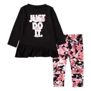 Nike Tokyo Long Sleeve Dress and Legging Set - Pink