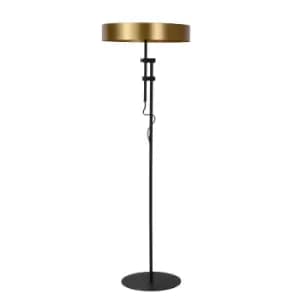 Giada Modern Floor Lamp - Ø45cm - 2xE27 - Matt Gold, Brass