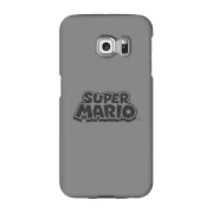 Nintendo Super Mario Distressed Logo Phone Case - Samsung S6 Edge - Snap Case - Gloss