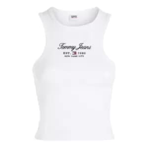 Tommy Jeans Tjw Sp Crp Ess Logo 2+ Tank - White