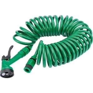 Draper Recoil Hose and Spray Gun Set 3/8" / 9.5mm 10m Green