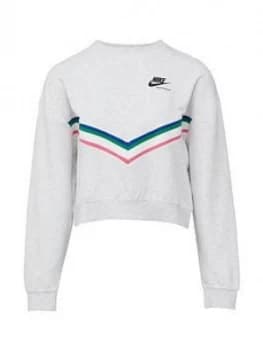 Nike Nsw Heritage Sweatshirt - Birch Heather