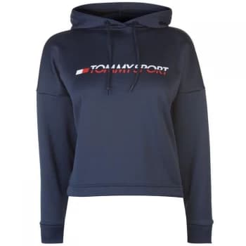 Tommy Sport Logo Hoodie - SPORT NAVY401