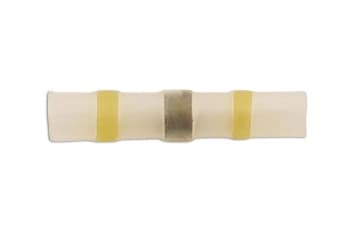 Yellow Solder Type Heatshrink Butt Connector Pk 10 Connect 30696