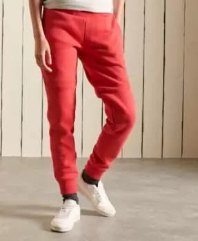 Superdry Womens Vintage Logo Embroidered Joggers Orange / Papaya Marl - Size: 10