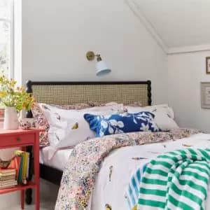 Joules Dawn Chorus Birds Double Duvet Cover Set, Multi