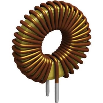 Choke Toroidal core Radial lead Contact spacing 6 mm