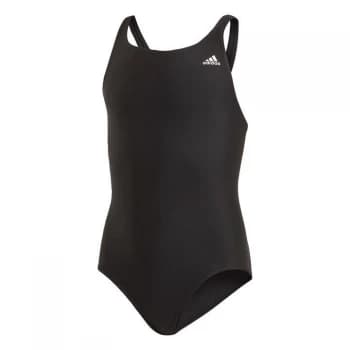 adidas Youth Swim Fit Suit - Black, Size 13-14 Years, Women