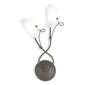 Wall Lamp With Shade Rust