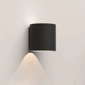 Yuma LED Wall Light Textured Black