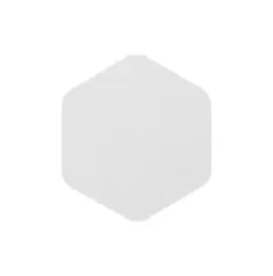 Magnetic Base Wall Lamp, 12W LED 3000K 498lm, 20cm Vertical Hexagonal, Sand White