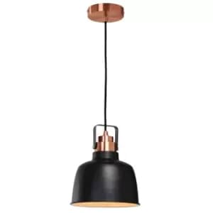 Village At Home Jett Light Fitting - Black/Copper