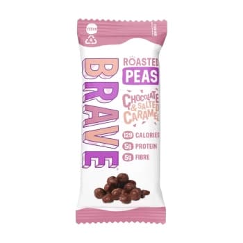 Brave Roasted Peas Chocolate & Salted Caramel 30g