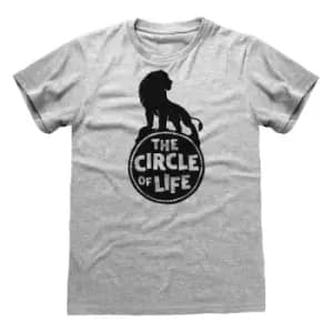 Lion King 2019 - Circle Of Life Unisex Small T-Shirt - Grey
