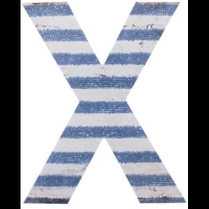 Letter X Wall Plaque