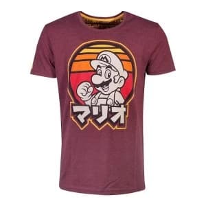 Nintendo - Retro Mario Unisex Small T-Shirt - Red