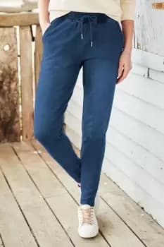 Relaxed Jersey Denim Jogger - 29" Leg