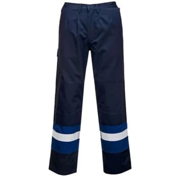 Portwest - FR56NRRXL - sz XL Bizflame Plus Trouser - Navy/Royal Regular