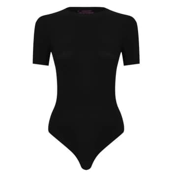 Commando Short Sleeve Bodysuit - Black Butter