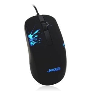 Jedel (M67) Wired Optical RGB Gaming Mouse, 1000 DPI, USB, DPI Switch, Black