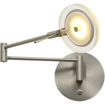 Sienna Lighting - Sienna Turound Integrated LED Wall Light Steel Brushed