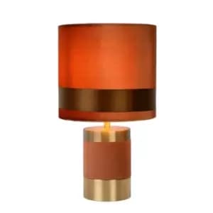 Extravaganza Frizzle Retro Table Lamp - Ø18cm - 1xE14 - Brown