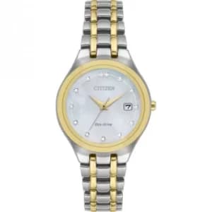 Ladies Citizen Eco-drive Ladies Diamond Stainless Steel Watch